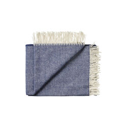 Sevilla pledd, deep ocean blue 5269, Silkeborg Uldspinderi