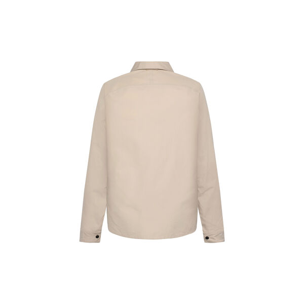 Vent Canvas 200 classic overshirt - GOTS/Vegan, light feather gray, KnowledgeCotton Apparel 