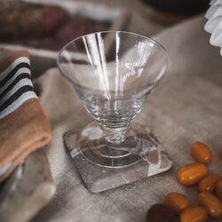 Coaster glassunderlag 4 stk., beige, Jakobsdals