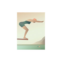 Sv&oslash;mmeren plakat, 50x70 cm, ViSSEVASSE