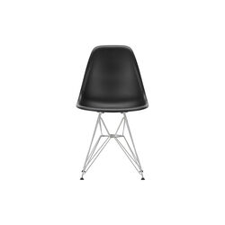 Eames DSR stol, deep black/krom, Vitra 