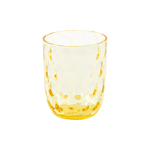 Danish Summer Big Drops glass, yellow, Kodanska