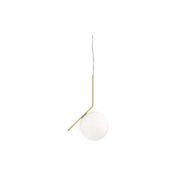 IC S3 Pendant, brass, Flos