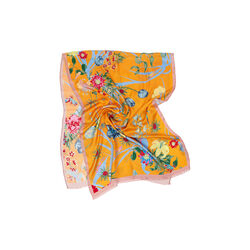 LIVING GARDEN Scarf, orange/blue/pink, Bella Ballou