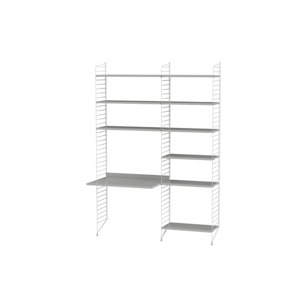 Workspace Bundle B, grey/grey, String Furniture