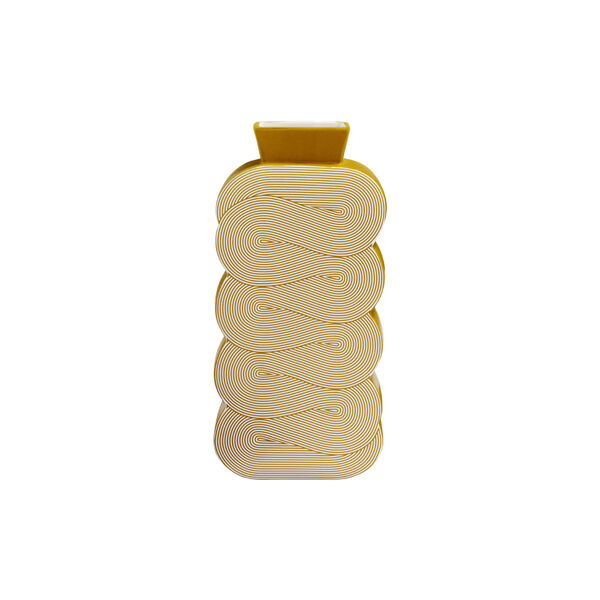 Pompidou vase, ochre, Jonathan Adler
