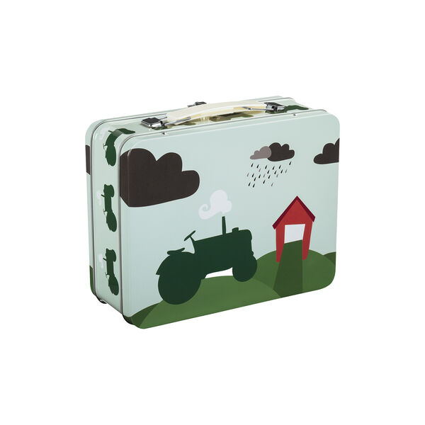 Koffertboks - Traktor og l&aring;ve, Blafre