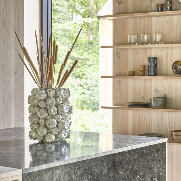 Elha vase/blomsterpotte, creme, Villa Collection