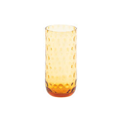 Danish Summer Longdrink glass, amber, Kodanska