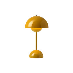 Flowerpot VP9 oppladbar bordlampe, mustard, &Tradition