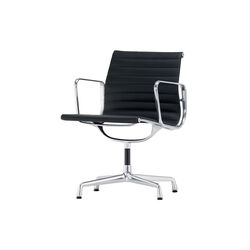 EA 108 kontorstol, nero/polert aluminium, Vitra 