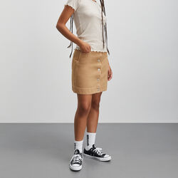 Soil Denim Ria Skirt, tiger's eye, Mads N&oslash;rgaard