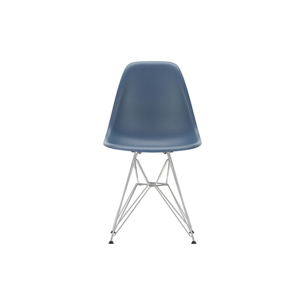 Eames DSR stol, sea blue/krom, Vitra 