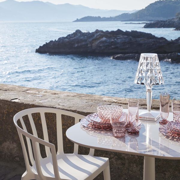 BATTERY bordlampe, crystal, Kartell