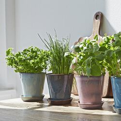 Knabstrup potte, ocean green, Knabstrup Keramik