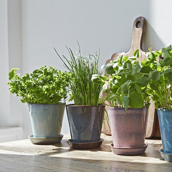 Knabstrup potte, ocean green, Knabstrup Keramik