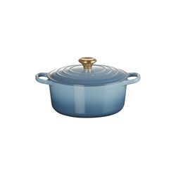 Signature rund gryte &Oslash; 24 cm, chambray, Le Creuset