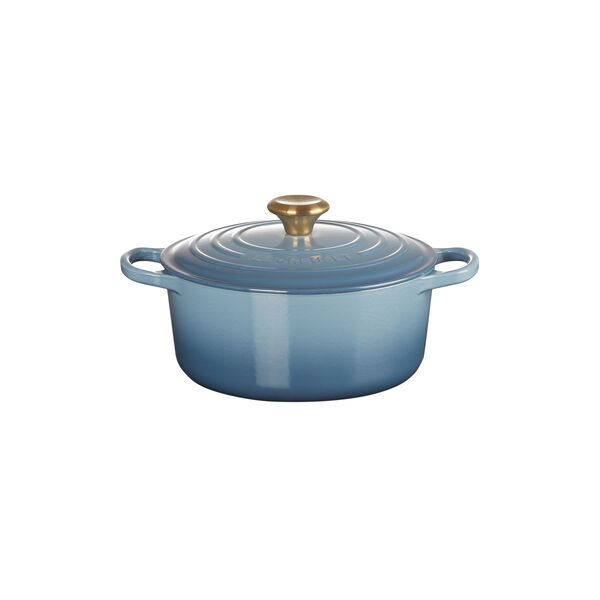 Signature rund gryte &Oslash; 24 cm, chambray, Le Creuset