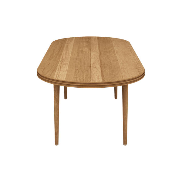 GROOVE COFFEE TABLE OVAL, oiled oak, DK3