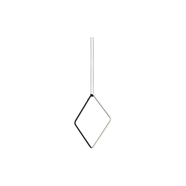 Arrangements Square taklampe stor, matt black, Flos