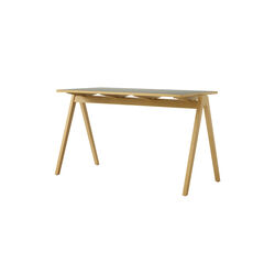 Daystak RD2 Table, honey stained beech/verde comodoro 0750, &Tradition