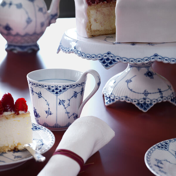 Musselmalt Halvblonde kakefat, Royal Copenhagen