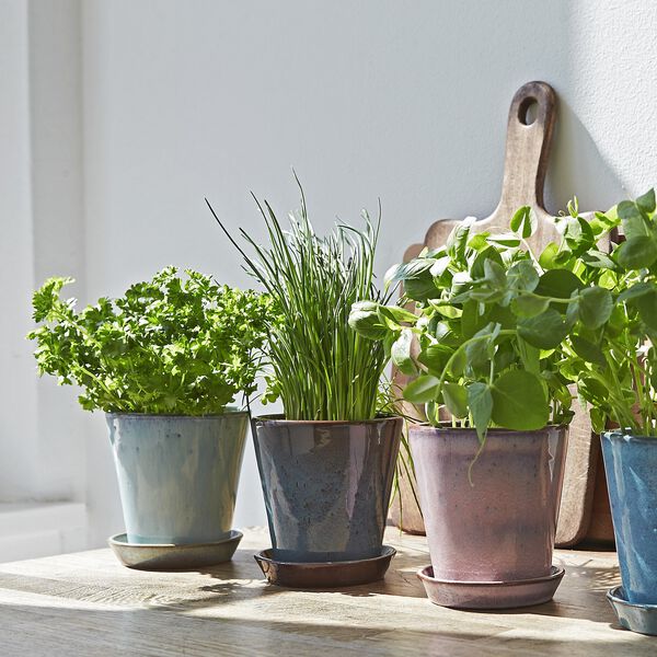 Knabstrup potte, rose, Knabstrup Keramik