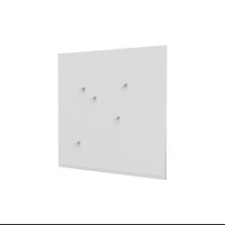 Montana Mini MBOARD Notice Board, 101 new white, Montana Furniture