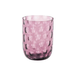 Danish Summer Small Drops glass, dark purple, Kodanska