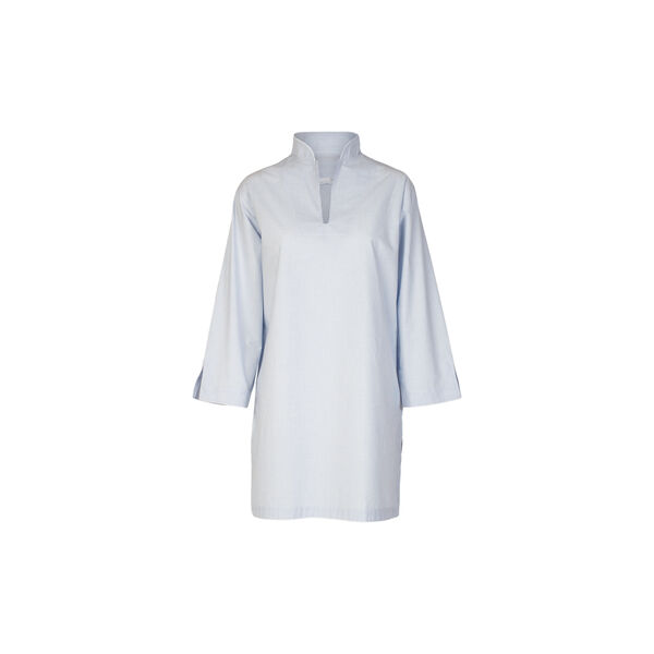Anna Nightshirt, pinstriped blue/white, Geismars V&aelig;verier