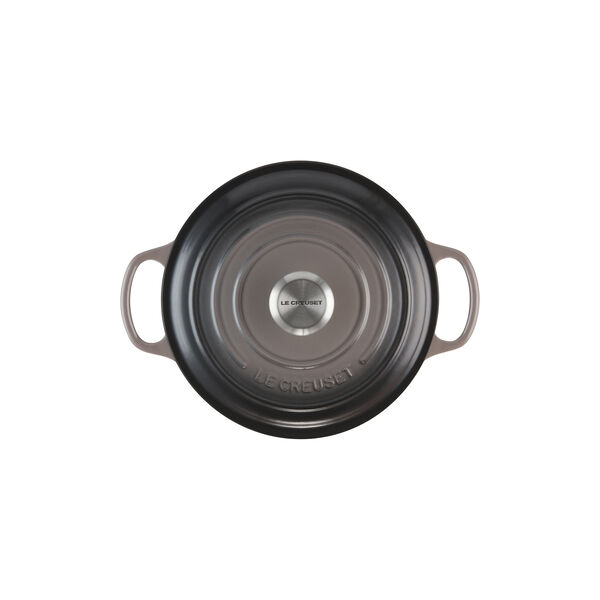 Signature rund gryte &Oslash; 24 cm, flint, Le Creuset