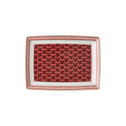 Platter 18 cm, signature red, Rosenthal x Versace