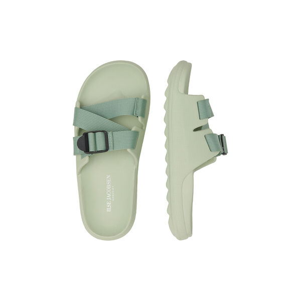 CHERIE1095 Sandal With Polyester Straps, bok choy, Ilse Jacobsen Hornb&aelig;k