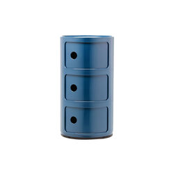 COMPONIBILI 3 ELEMENTI oppbevaringsbord, blue, Kartell