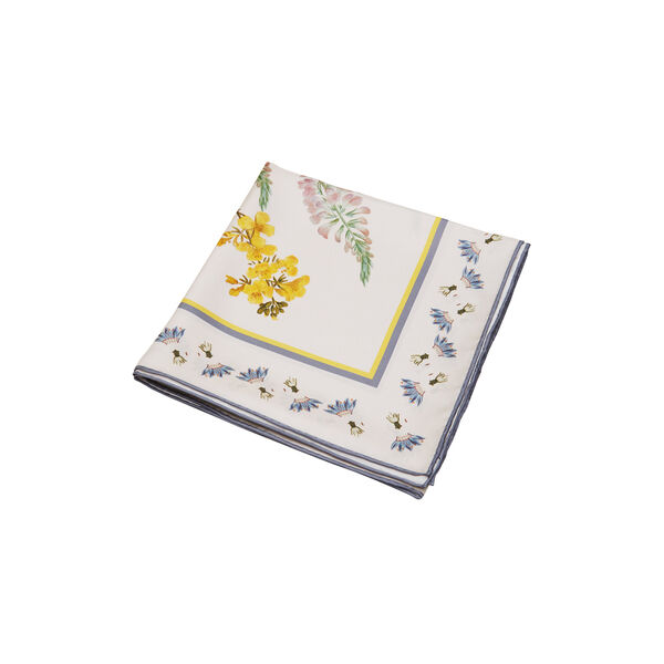 Cheerful Bouquet silkeskjerf, beige, Flora Danica Denmark