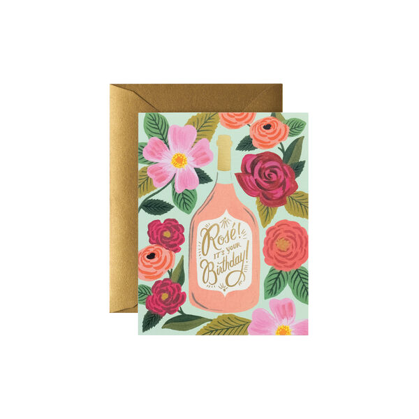 Ros&eacute; It's Your Birthday kort, Parlebo