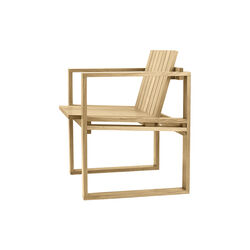 BK10 spisebordstol, ubehandlet teak, Carl Hansen & S&oslash;n