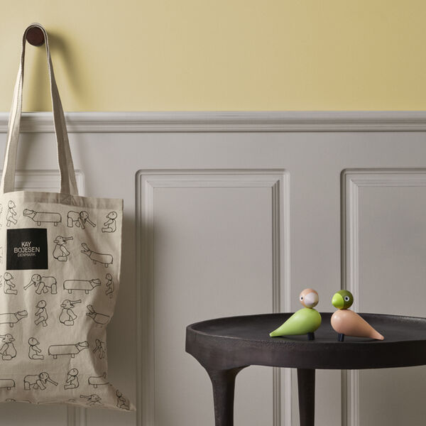 Turtelduer, lys gr&oslash;nn/rosa, Kay Bojesen Denmark