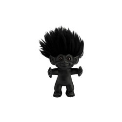 Lykketroll, matt sort/sort h&aring;r, BySommer