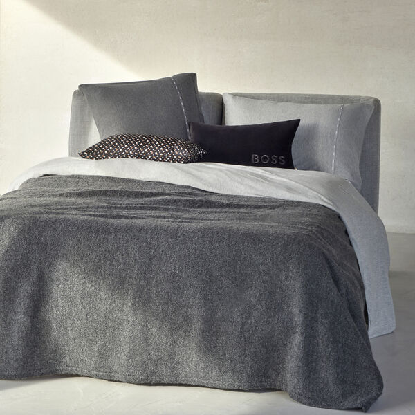 Donegal Bedcover, charcoal, BOSS Home