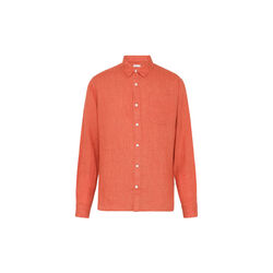 Regular linen shirt GOTS/Vegan, langoustino, KnowledgeCotton Apparel 