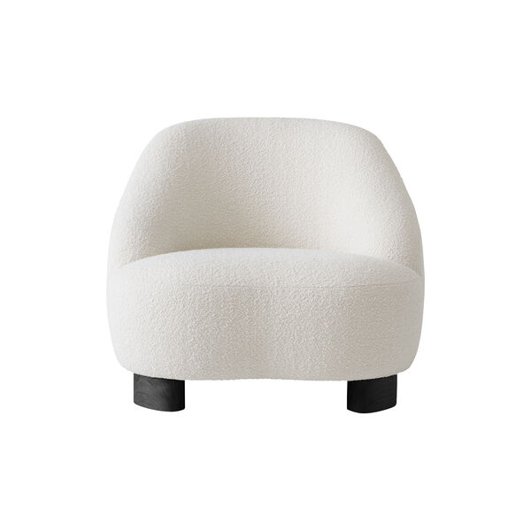 Margas loungestol LC1, hvit/sort, &Tradition