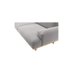 Reason 2 Seater Sofa with Right Chaiselong, Re-Wool 108/natural oiled oak, Bruunmunch Furniture