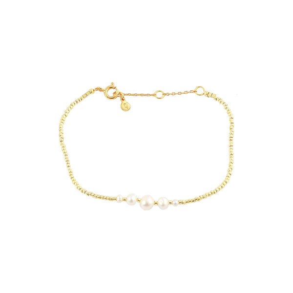 Keyla armb&aring;nd, gull/hvit, Hultquist Copenhagen