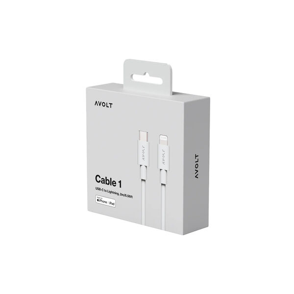 Cabel 1 USB-C to lightning, gotland grey, Avolt