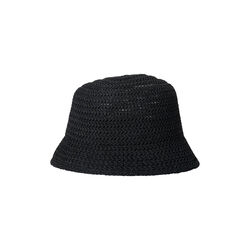 SANDIE Raffia Hat, black, Bella Ballou