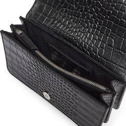 MagdaMBG Clutch, croco black, Markberg