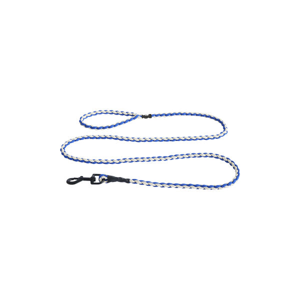 HAY Flettet Hundeb&aring;nd, blue/off-white, HAY