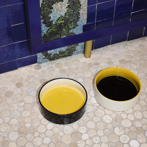 HAY Hundesk&aring;l, blue/yellow, HAY