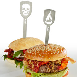 TORRO Hamburgerspyd d&oslash;denshode+flamme 2 stk., GEFU